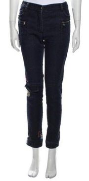 3.1 Phillip Lim | High Rise Embellished Skinny Jeans Size 8