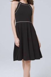 White House Black Market Sleeveless Dress Lack & White Size 2