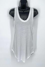 Cotton Citizen NEW Women's Scoop Neck Tank Top Lightweight Size M White