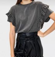 Bershka charcoal blouse size s