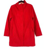 Pendleton Womens Size Small Coat Campbell Water Resistant Cascade Wool Red