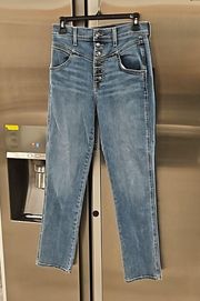 💕VERONICA BEARD💕 Ryleigh Slim-Straight Jeans Front Yoke Durango Blue 28 NWT