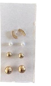 Set of 4 Stud Earrings