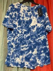 Crown & Ivy tie dye tee- NWT XXL