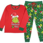 Dr. Seuss How The Grinch Stole Christmas 2 Piece Matching Pajama Set