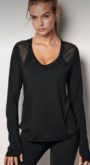 Victoria’s Secret Sport Black Mesh Top NWT!