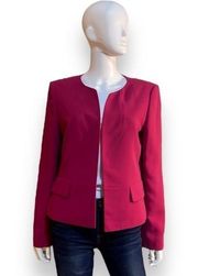 Barbie Pink Blazer Women Size 12 (Fits like a 6/8)