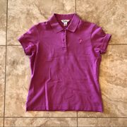 Lilly Pulitzer Purple Lilac Polo TShirt Sz Small