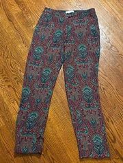 Sandro Paisley Print Trouser Pant