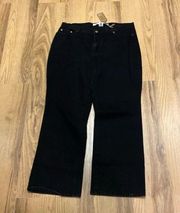 Womens Jeans  Plus 20 Venezia  Bootcut High Rise Mom Black