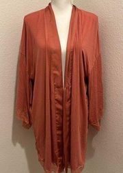 Victoria secret model silk robe size m/l