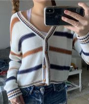 Striped Cropped Sweater