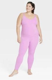 All in Motion Brushed Sculpt Full Length Bodysuit Purple Women’s 2X NWT