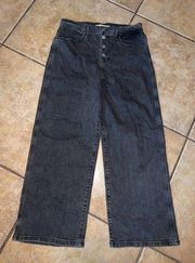 Levi’s  Mile High Cropped Wide Leg Jeans Size 30