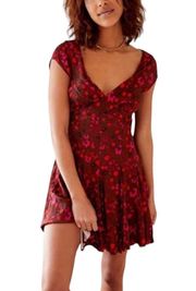 Free People It Takes Two Wrap Dress Plum Combo Open Back Size Small NEW