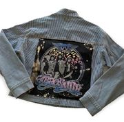 Via Penny Lane Reworked Apparel | Aerosmith Graphic Denim Jacket XS