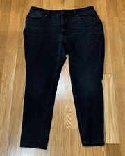 Time and Tru black high rise curvy jeans size 16.