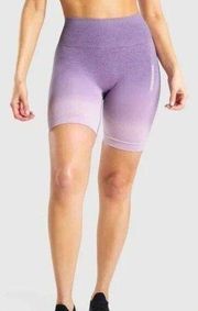 Gymshark  Adapt Ombre Seamless Athletic Shorts Purple Women's Large