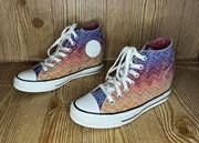 Converse  x Missoni Chuck Taylor All Star Lux Mid Hidden Wedge faded Multi  W7