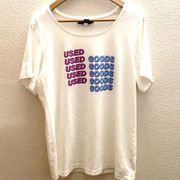 Karen Scott “Used Goods” Short Sleeve T-Shirt