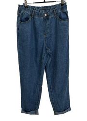 Banana Republic Factory high rise paper bag waist pants. Medium wash. Sz:30/10.