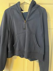 Scuba Oversized Half-Zip Hoodie