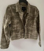 by Anthropologie camo jacket