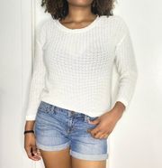 Forever 21 White Knitted Sweater