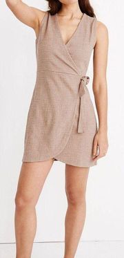 Texture & Thread Crosshatch Side Tie Dress