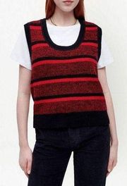 $350 NWT RE/DONE U-NECK KNIT SWEATER VEST SZ SMALL