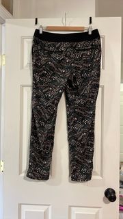 Patterned Crop Pants