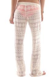 RIP CURL BEACH COVER-UP Sheer Lace Pants S