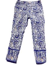 Izzy Skinny Women’s Printed Cropped Jeans Size 28 Straight Slim Ankle