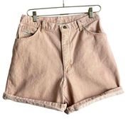 Wrangler Vintage  High Rise Jean Shorts Women's 12 Pink