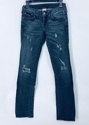 True Religion Disco Billy Fade black Jeans size 28