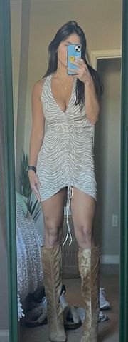 Zebra Print Dress