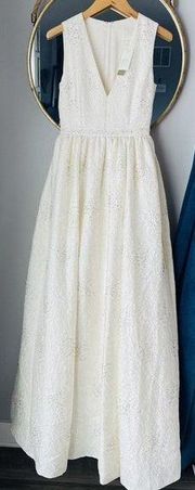 J. Crew Ivory Beaded Silk Wedding Dress Size 2 NWT Bridal Collection