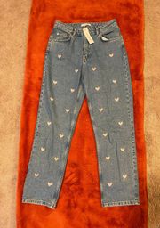 Francesca’s Denim Straight Leg Jeans