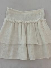 White Impeccable Pig Mini Skirt