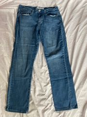 Levi mid rise slim jeans 