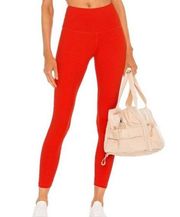 STRUT THIS Paz Ankle Leggins in Tangarine Rib