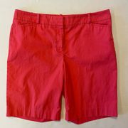 Talbots red shorts size 14