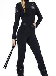 Black jumpsuit SWAT costume