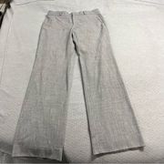 Grey Martin Fit Straight Leg Slacks Dress Pants Trousers Size 6