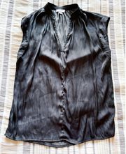 Silk Sleeveless Top