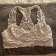 Target Off-White Lace Bandeau S/M