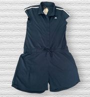 Nwt  Crew Navy Girl Romper. Size XL UPF 50 Primegreen Color