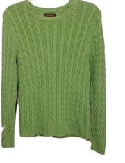 Duck Head Classic Ribbed Sweater Green Size Medium