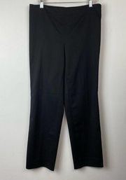 St John Black Pointe Cropped Pants Sz 5