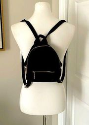 Cutest Black Velvet Forever21 Used Mini Backpack